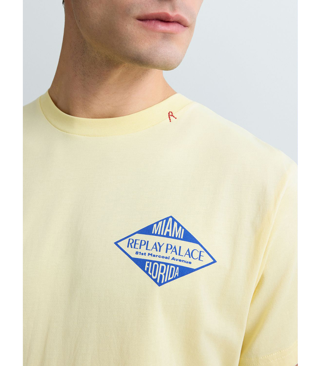 ベーシックジャージーMIAMIプリント Tシャツ 詳細画像 ペールイエロー 6